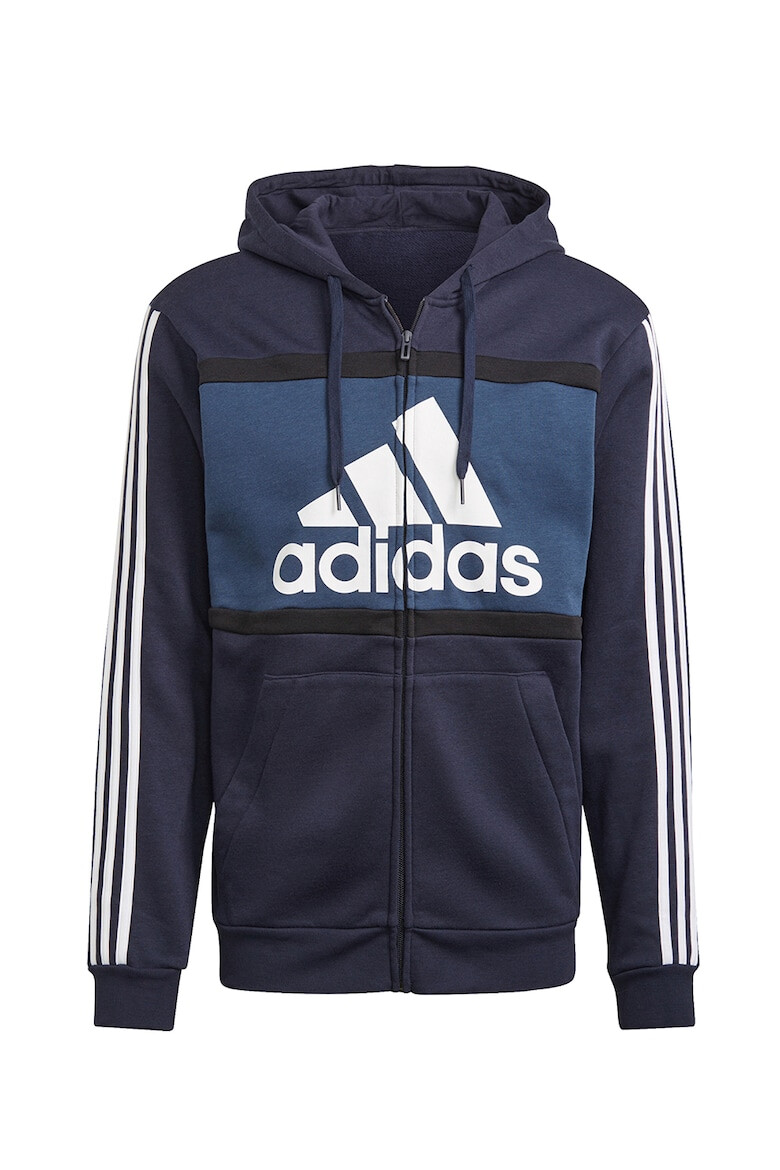 adidas Performance Hanorac cu fermoar si imprimeu logo Essentials - Pled.ro