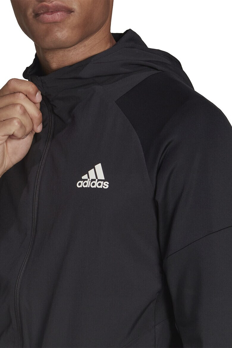 adidas Performance Hanorac slim fit cu fermoar pentru fitness - Pled.ro