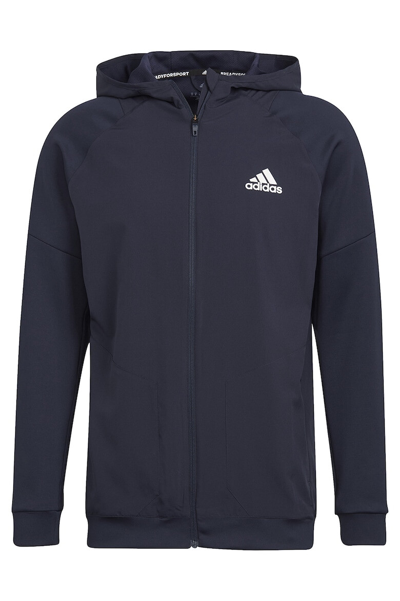 adidas Performance Hanorac slim fit cu fermoar pentru fitness - Pled.ro