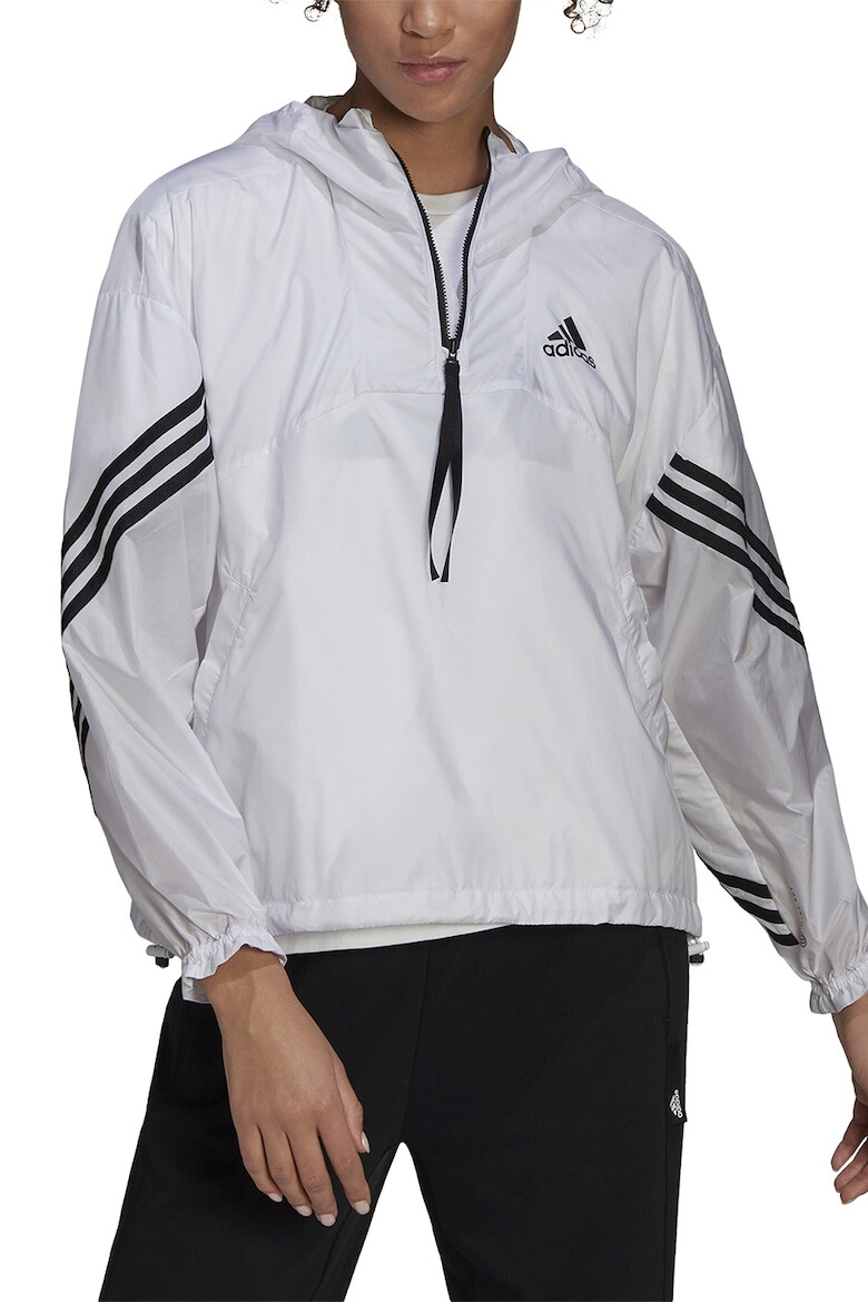 adidas Sportswear Jacheta cu fermoar scurt si gluga - Pled.ro