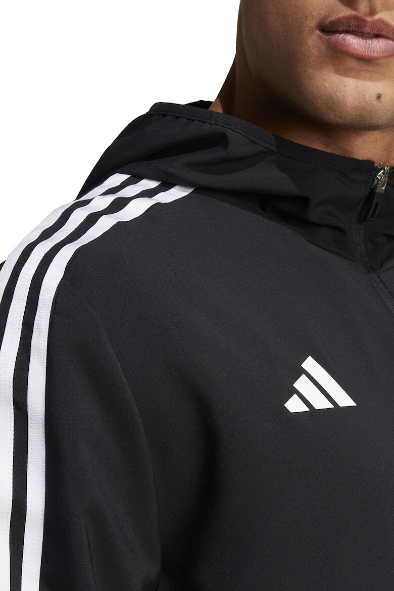 adidas Performance Jacheta cu logo si fermoar pentru alergare - Pled.ro