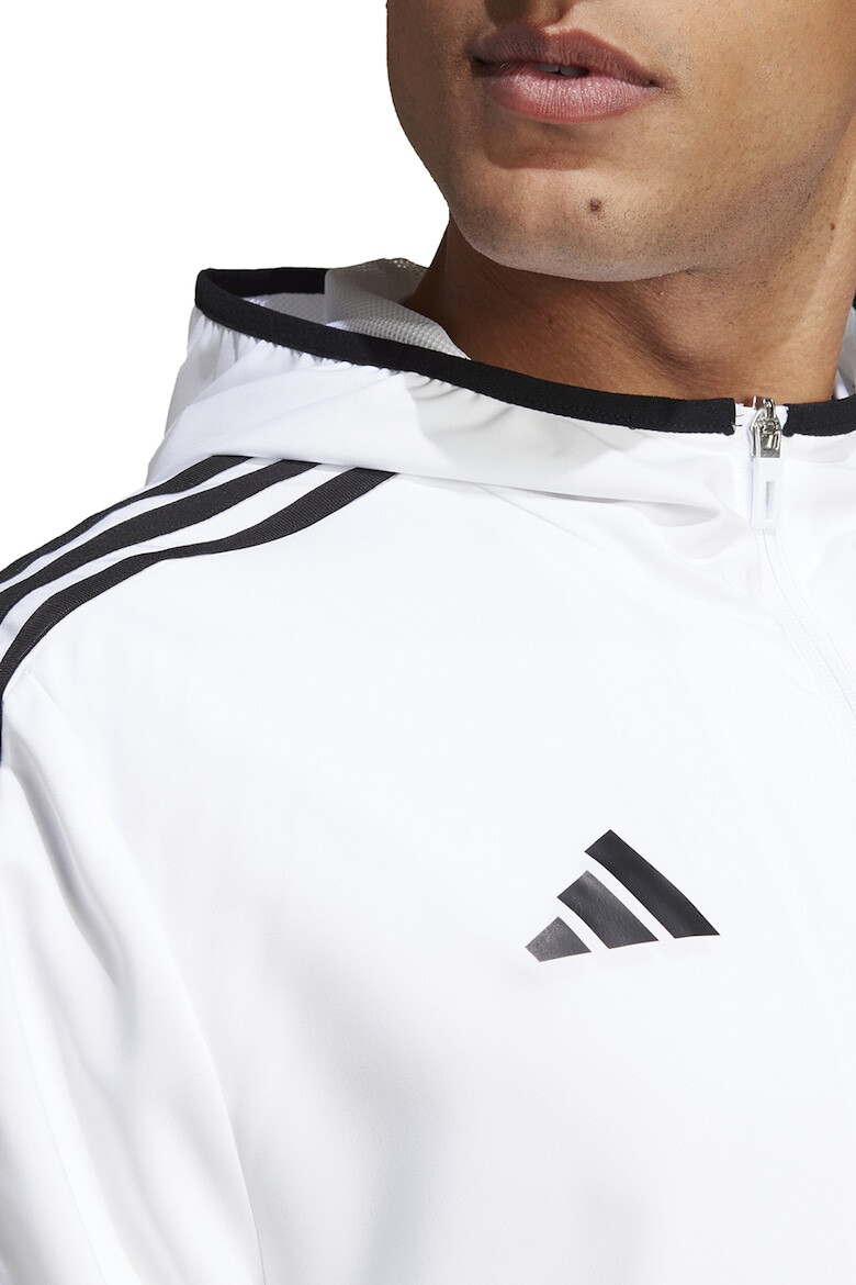 adidas Performance Jacheta cu logo si fermoar pentru alergare - Pled.ro