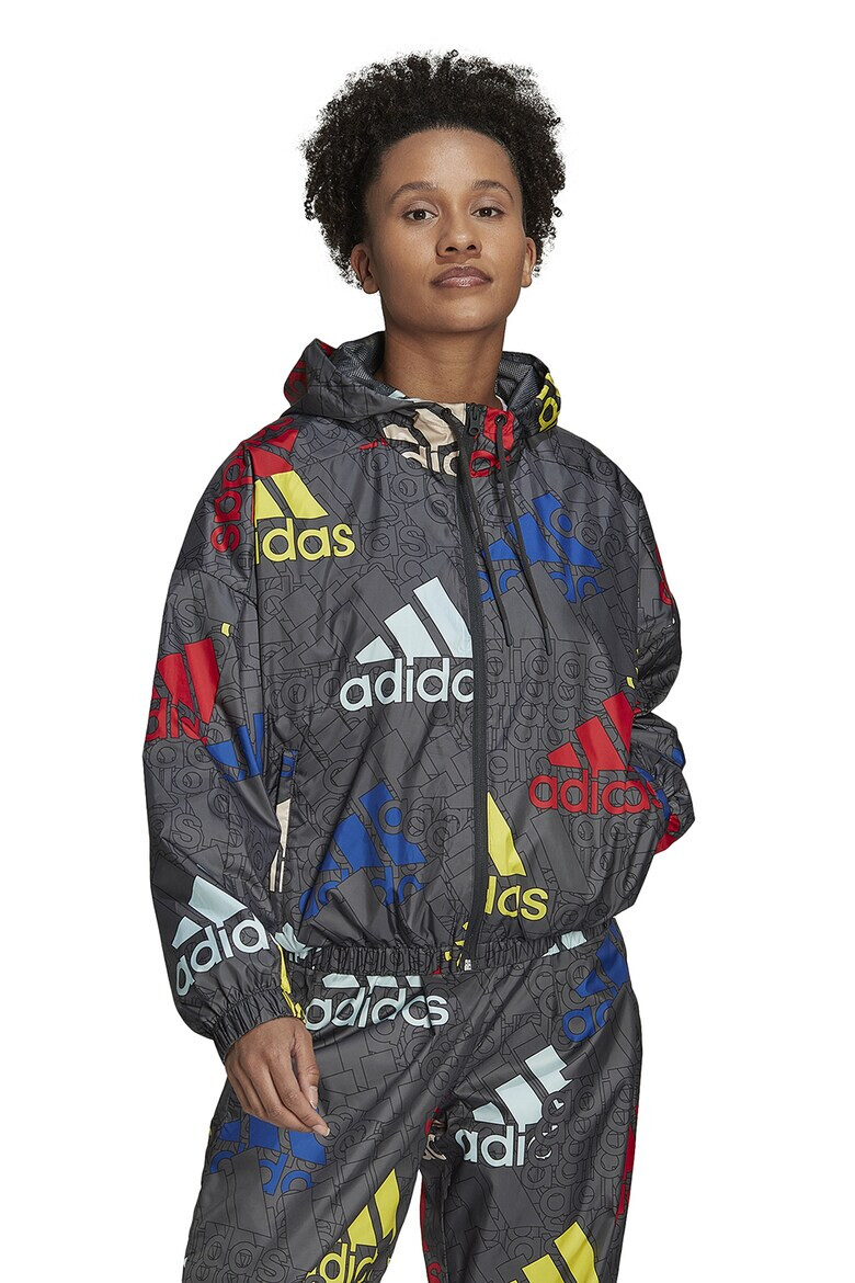 adidas Sportswear Jacheta lejera cu fermoar si model logo - Pled.ro