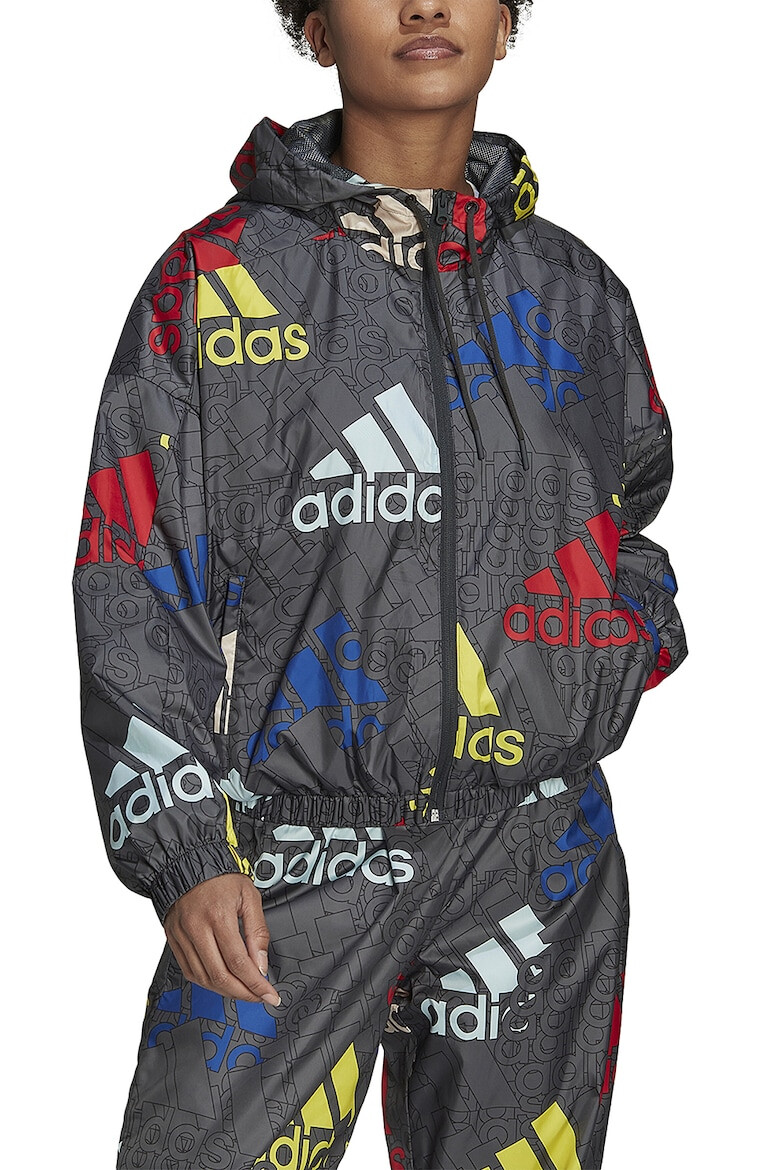 adidas Sportswear Jacheta lejera cu fermoar si model logo - Pled.ro