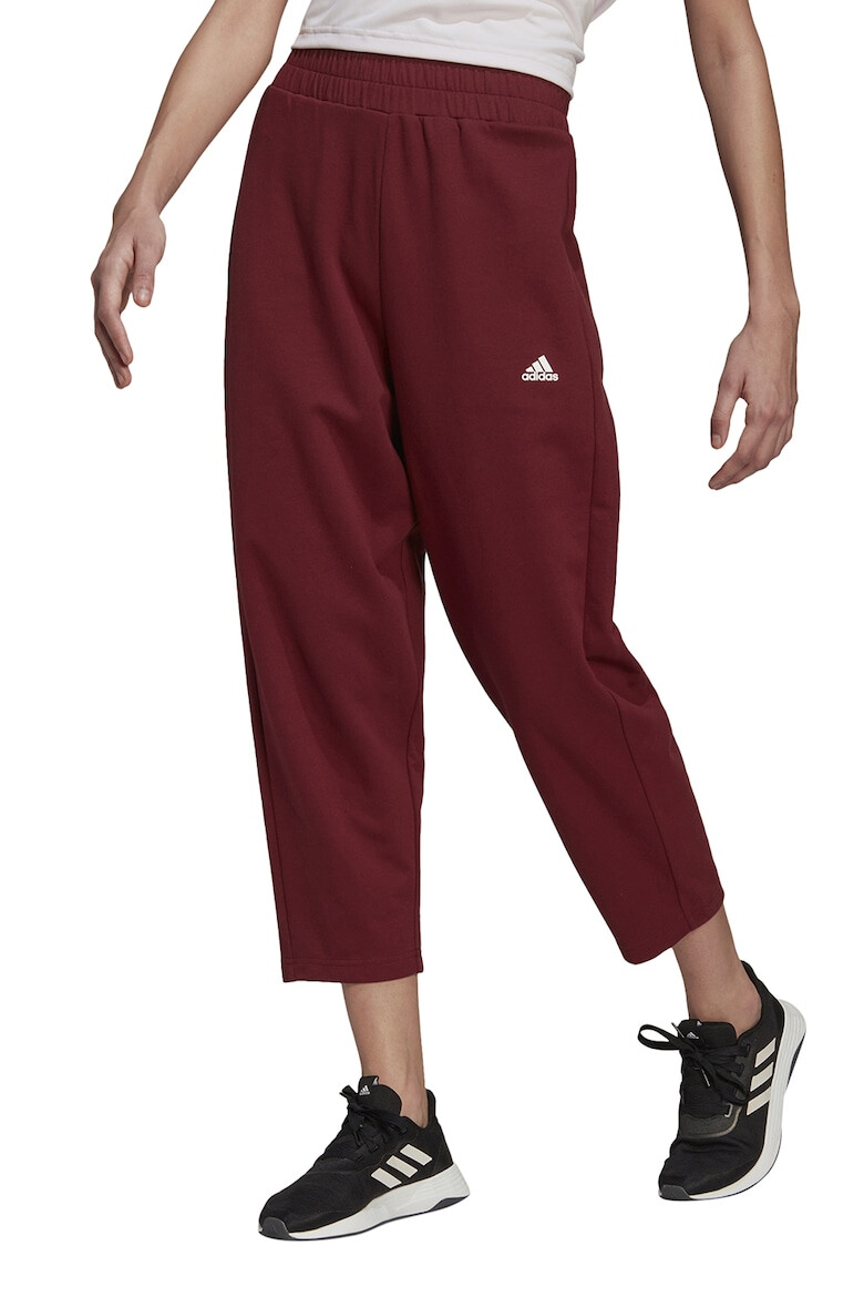 adidas Performance Pantaloni crop cu talie elastica pentru yoga - Pled.ro