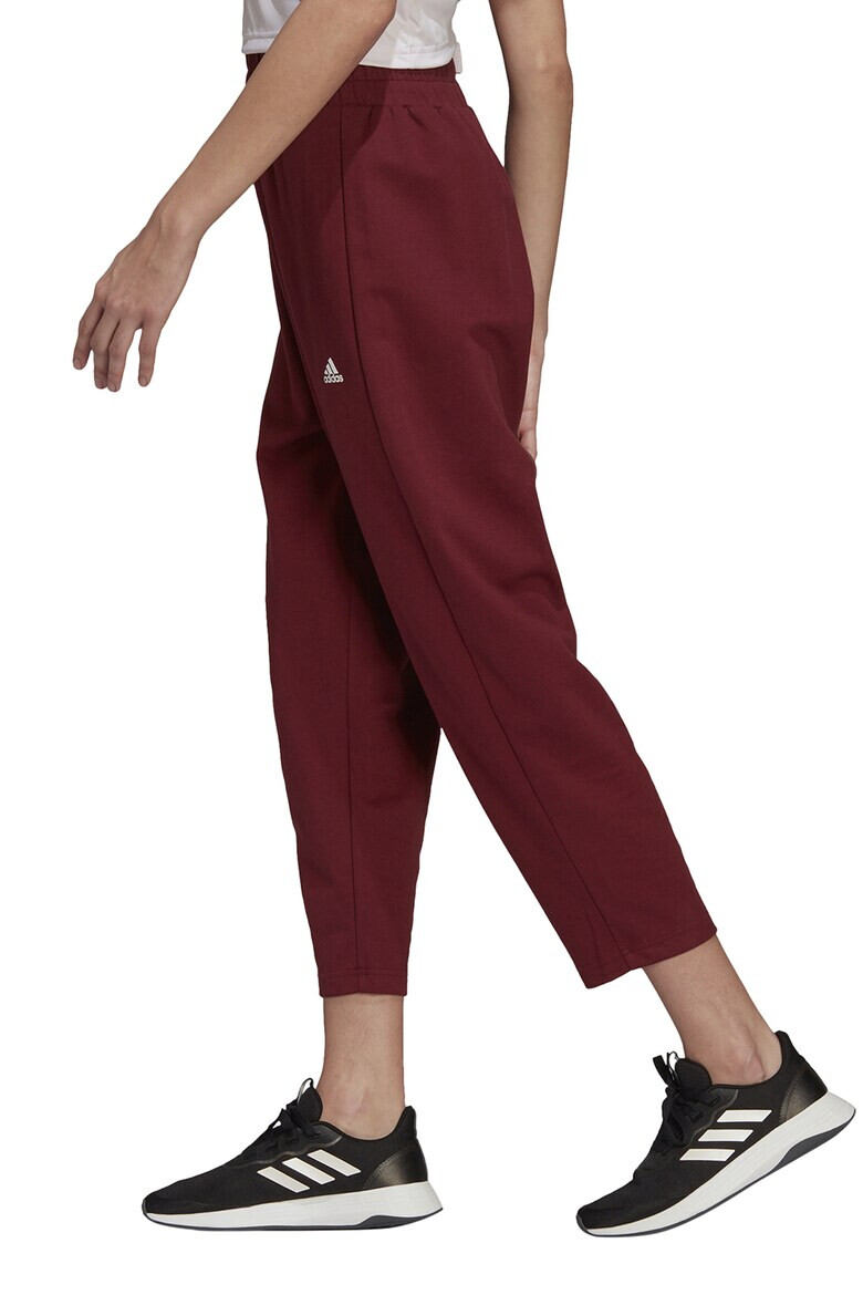 adidas Performance Pantaloni crop cu talie elastica pentru yoga - Pled.ro