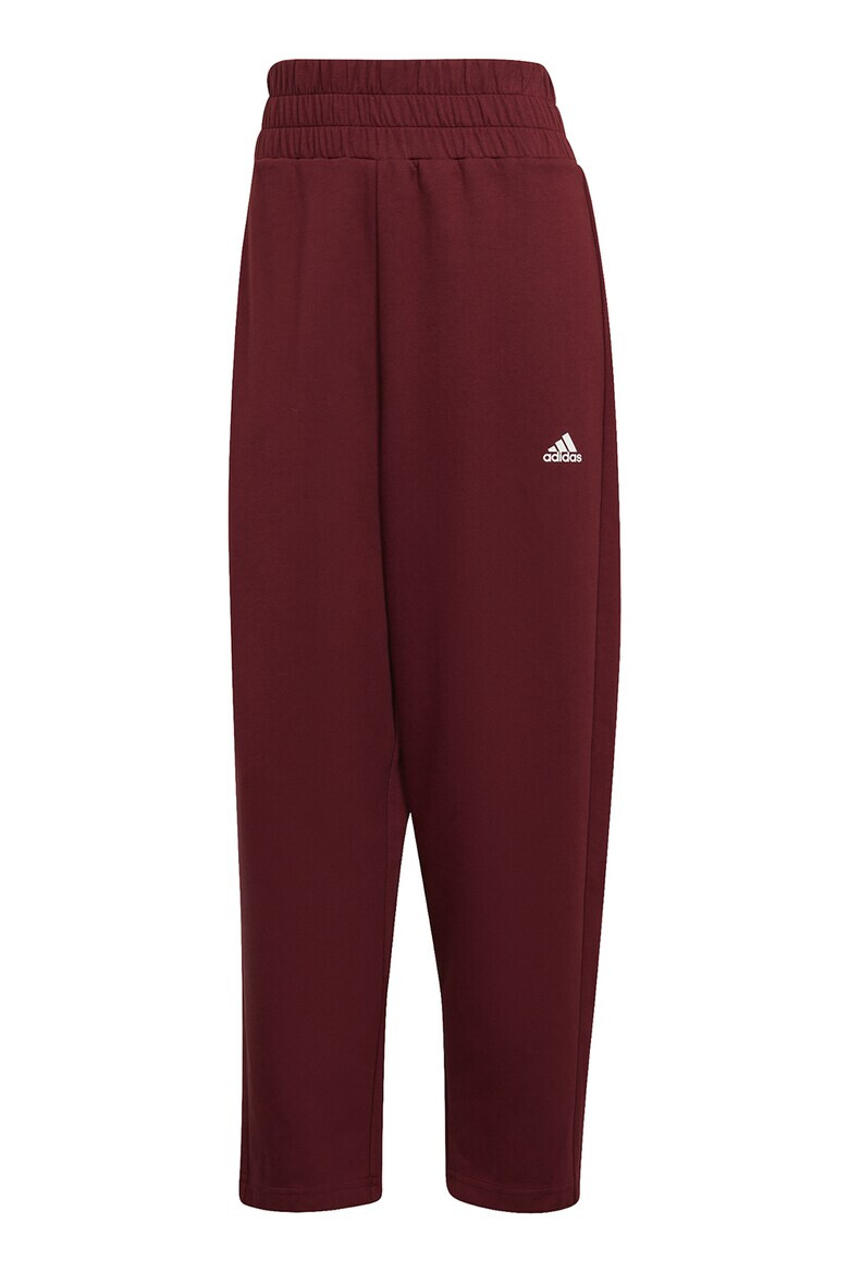 adidas Performance Pantaloni crop cu talie elastica pentru yoga - Pled.ro