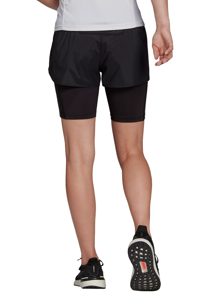 adidas Performance Pantaloni scurti cu aspect 2 in 1 pentru alergare - Pled.ro