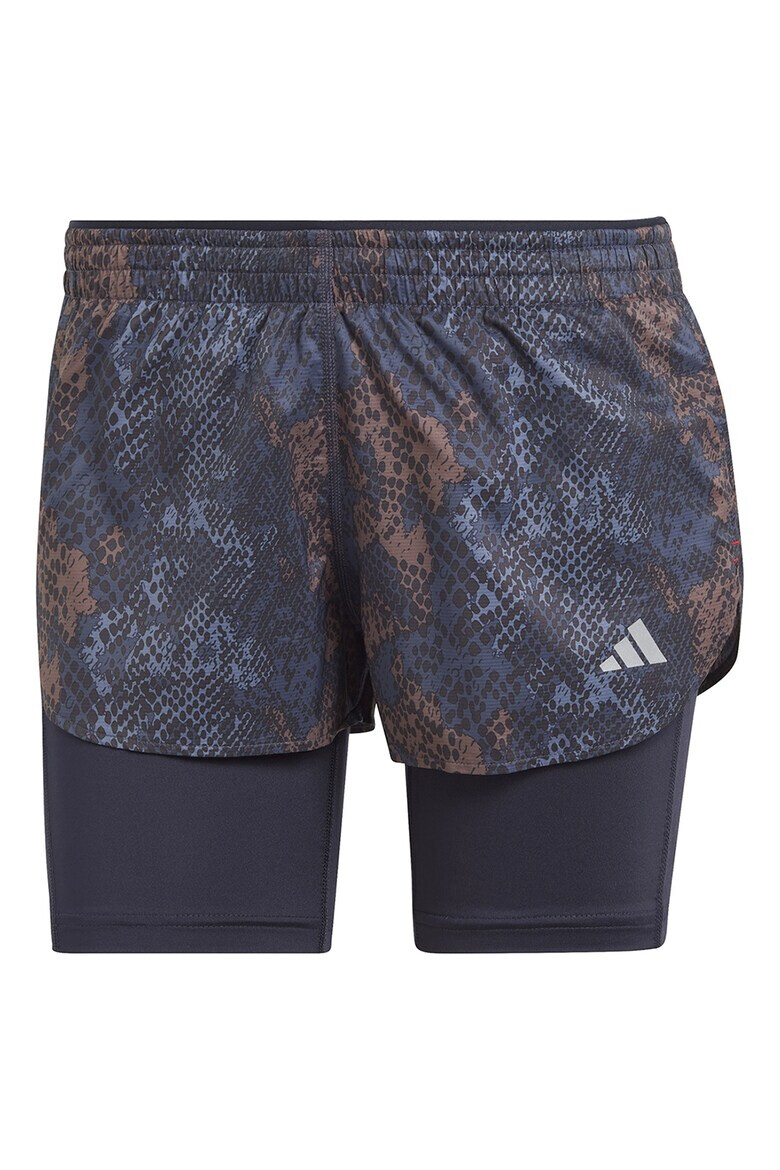 adidas Performance Pantaloni scurti cu model 2in1 pentru alergare Run Fast - Pled.ro