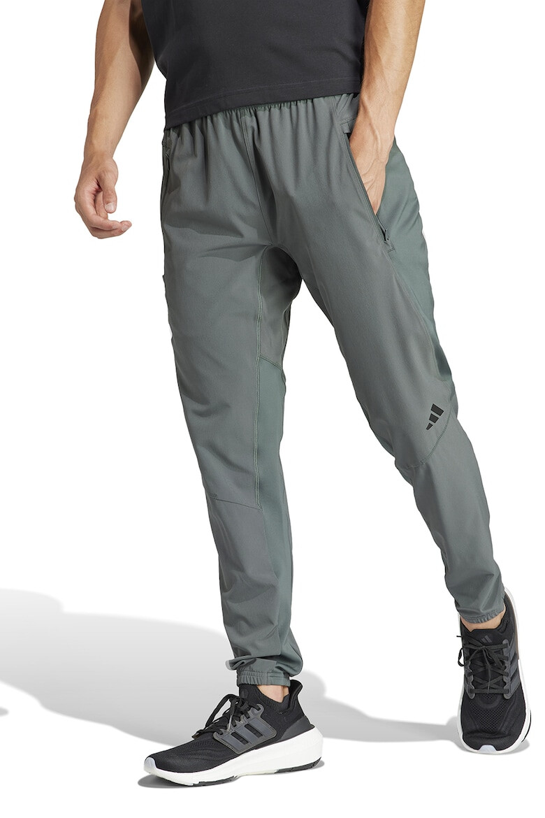 adidas Performance Pantaloni slim fit cu buzunare cu fermoar pentru antrenament - Pled.ro