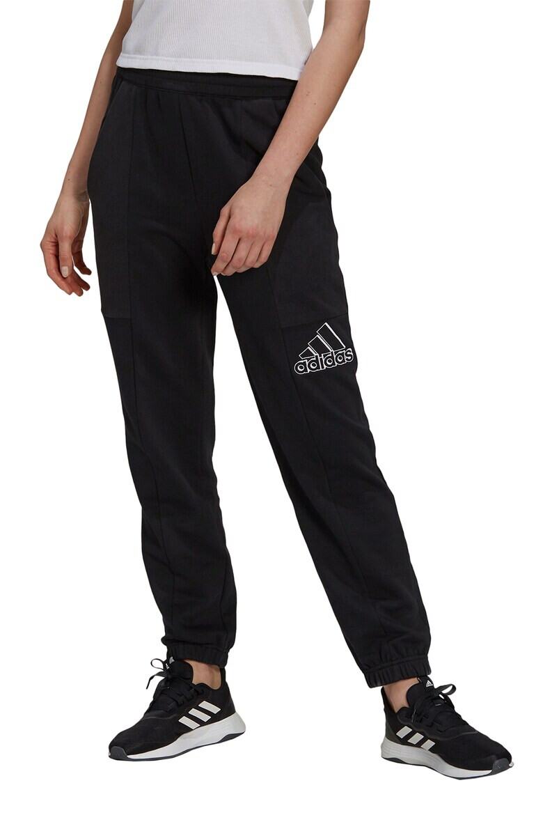 adidas Performance Pantaloni sport cu logo brodat Brand Love - Pled.ro