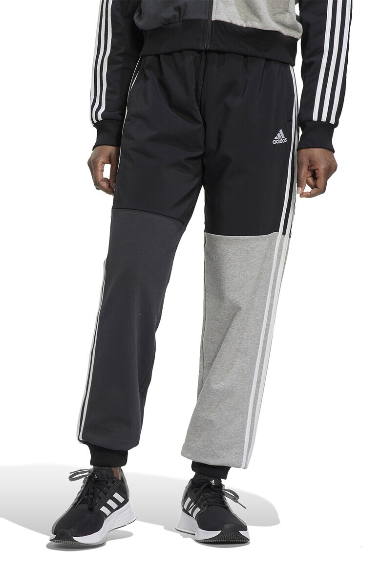 adidas Sportswear Pantaloni sport cu logo si model colorblock - Pled.ro