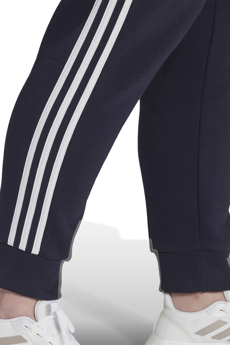 adidas Sportswear Pantaloni sport slim fit cu croiala conica si 3 dungi Essentials - Pled.ro