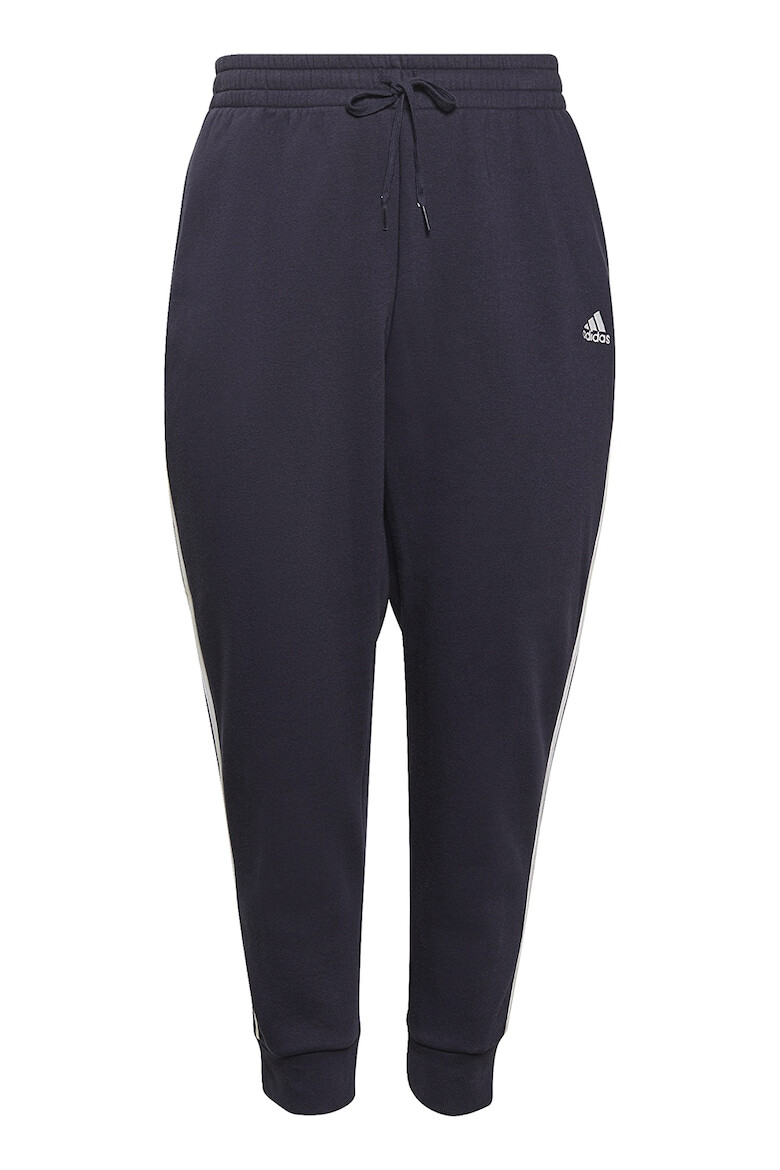 adidas Sportswear Pantaloni sport slim fit cu croiala conica si 3 dungi Essentials - Pled.ro