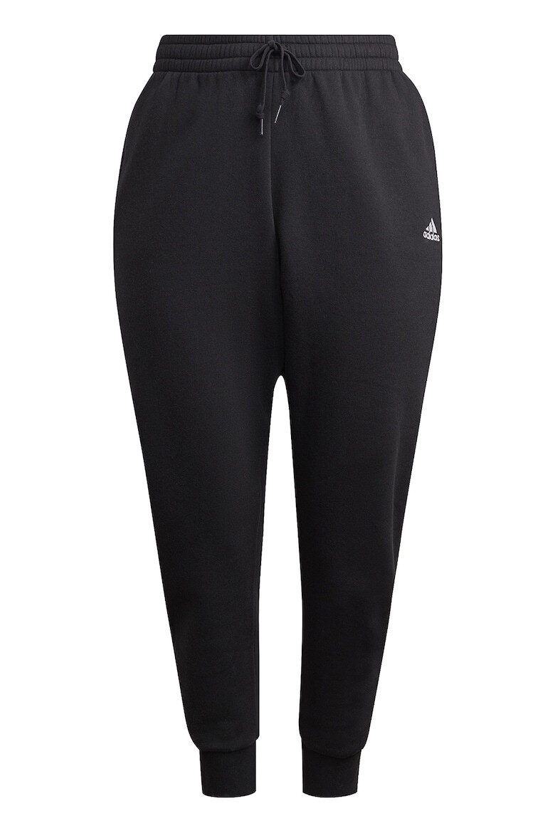 adidas Sportswear Pantaloni sport slim fit cu croiala conica si 3 dungi Essentials - Pled.ro