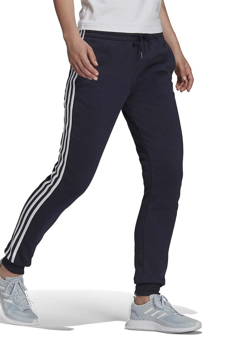 adidas Sportswear Pantaloni sport cu croiala conica si 3 dungi Essentials - Pled.ro