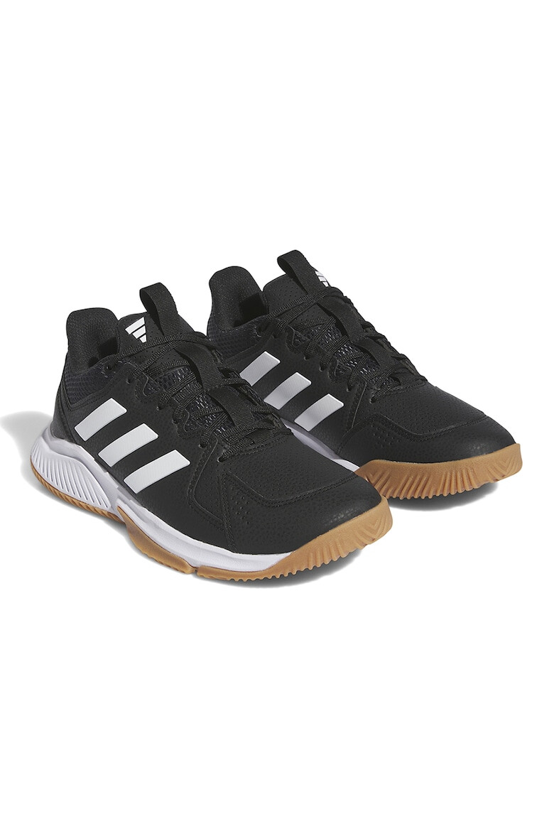 adidas Performance Pantofi de piele ecologica cu insertii textile pentru handbal Court Flight - Pled.ro