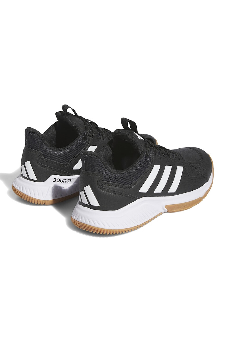 adidas Performance Pantofi de piele ecologica cu insertii textile pentru handbal Court Flight - Pled.ro