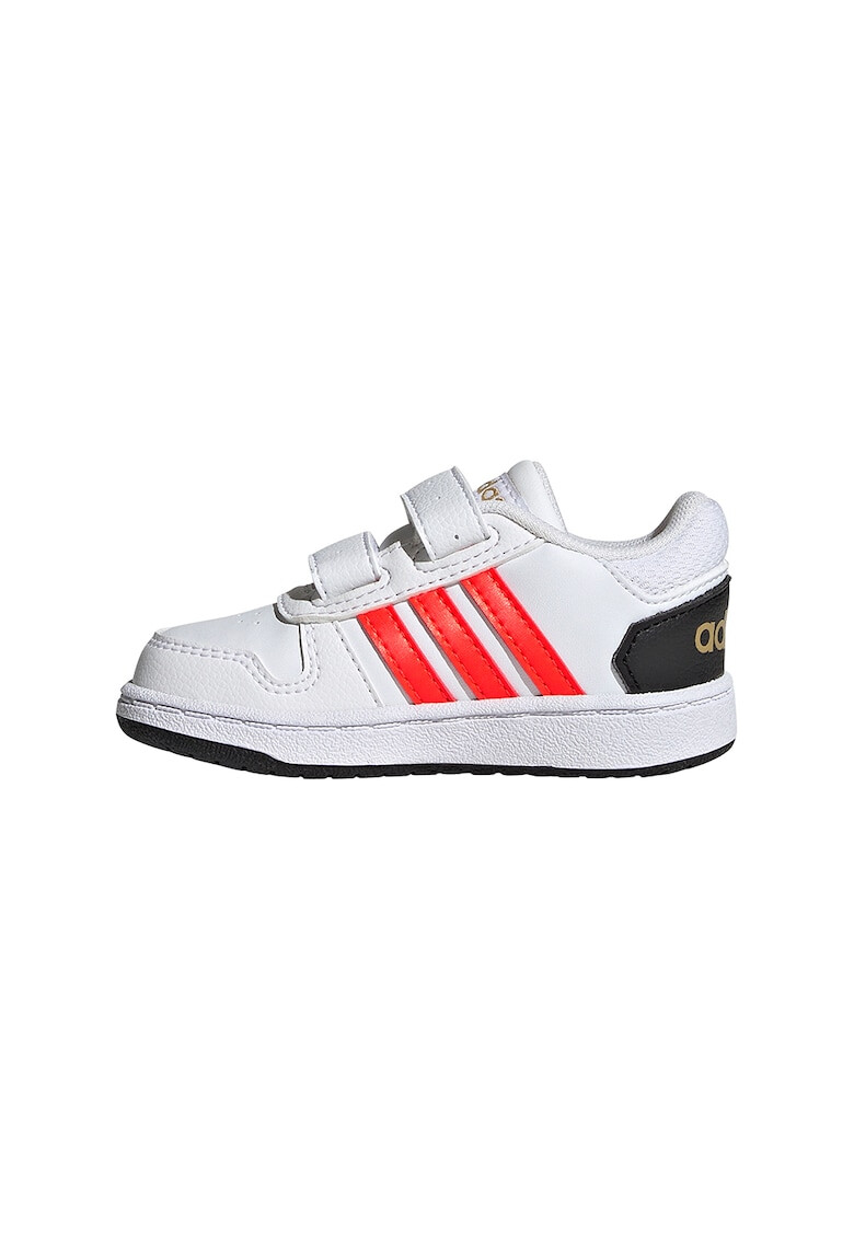 adidas Performance Pantofi sport cu velcro si garnituri contrastante Hoops 2.0 - Pled.ro