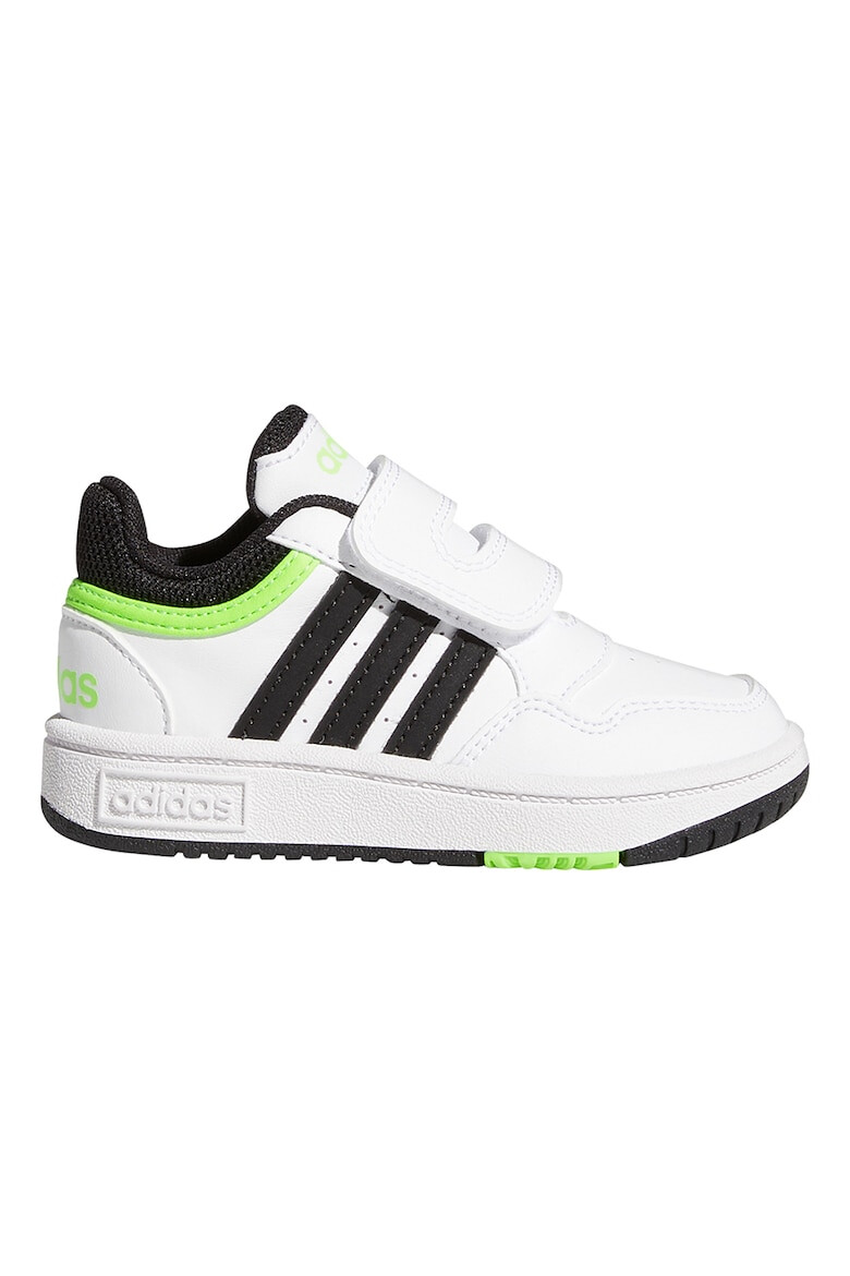 adidas Performance Pantofi sport de piele ecologica cu velcro Hoops 3.0 - Pled.ro