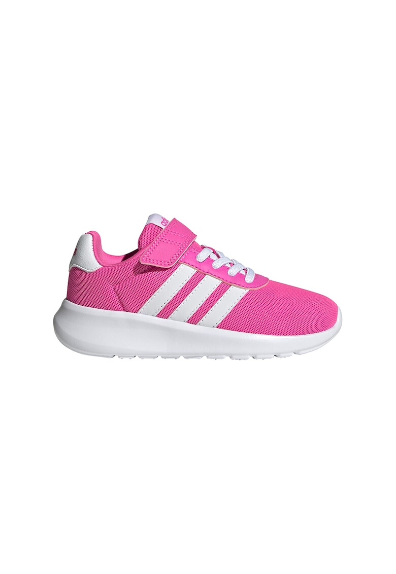 adidas Performance Pantofi sport de plasa cu velcro si insertii de piele ecologica Lite Racer 3.0 - Pled.ro