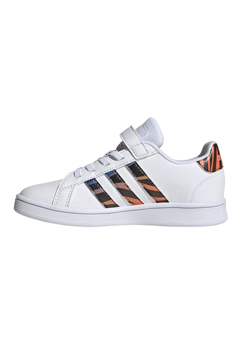 adidas Performance Pantofi sport din piele ecologica cu inchidere velcro Grand Court - Pled.ro