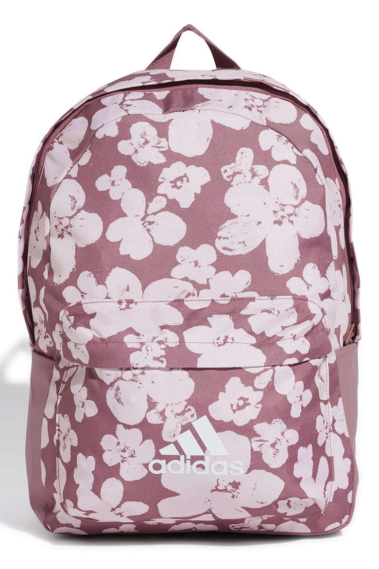 adidas Performance Rucsac cu imprimeu floral si buzunare frontal - Pled.ro