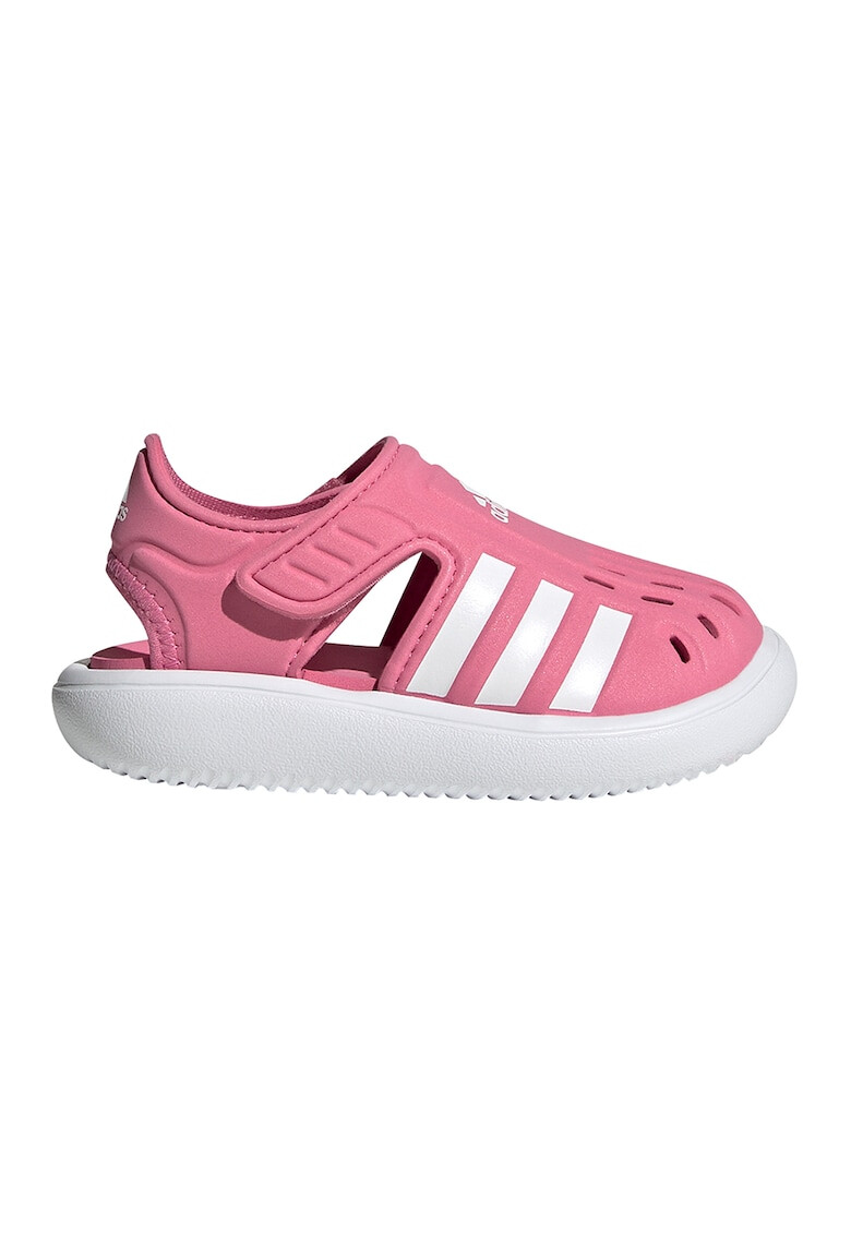 adidas Performance Sandale cu varf inchis si logo contrastant - Pled.ro