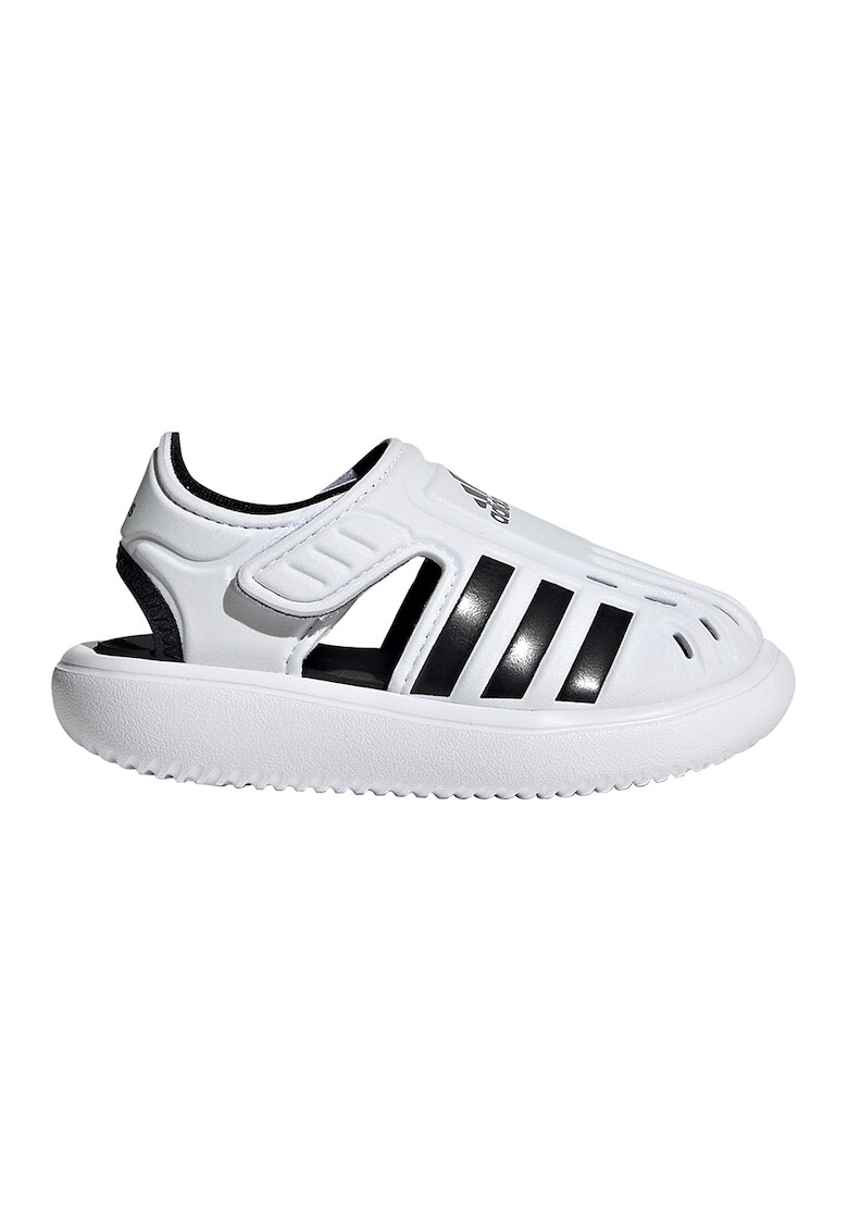 adidas Performance Sandale cu varf inchis si logo contrastant - Pled.ro