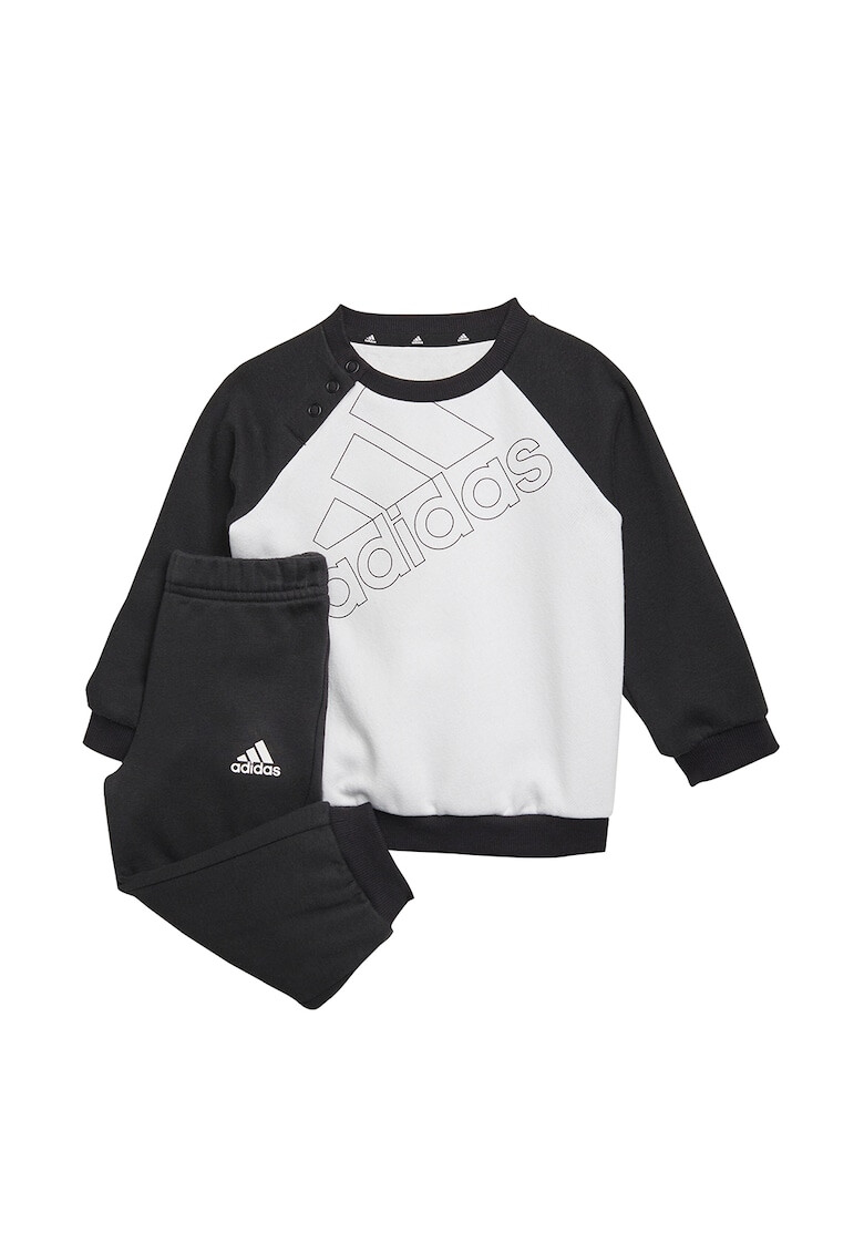 adidas Performance Set de bluza si pantaloni sport cu imprimeu logo ESSENTIALS - Pled.ro