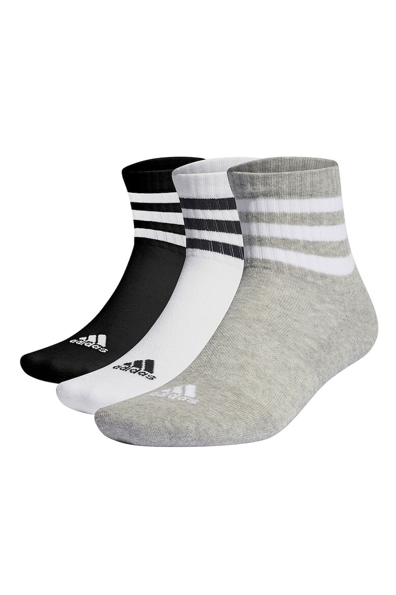 adidas Performance Set de sosete scurte unisex in dungi - 3 perechi - Pled.ro