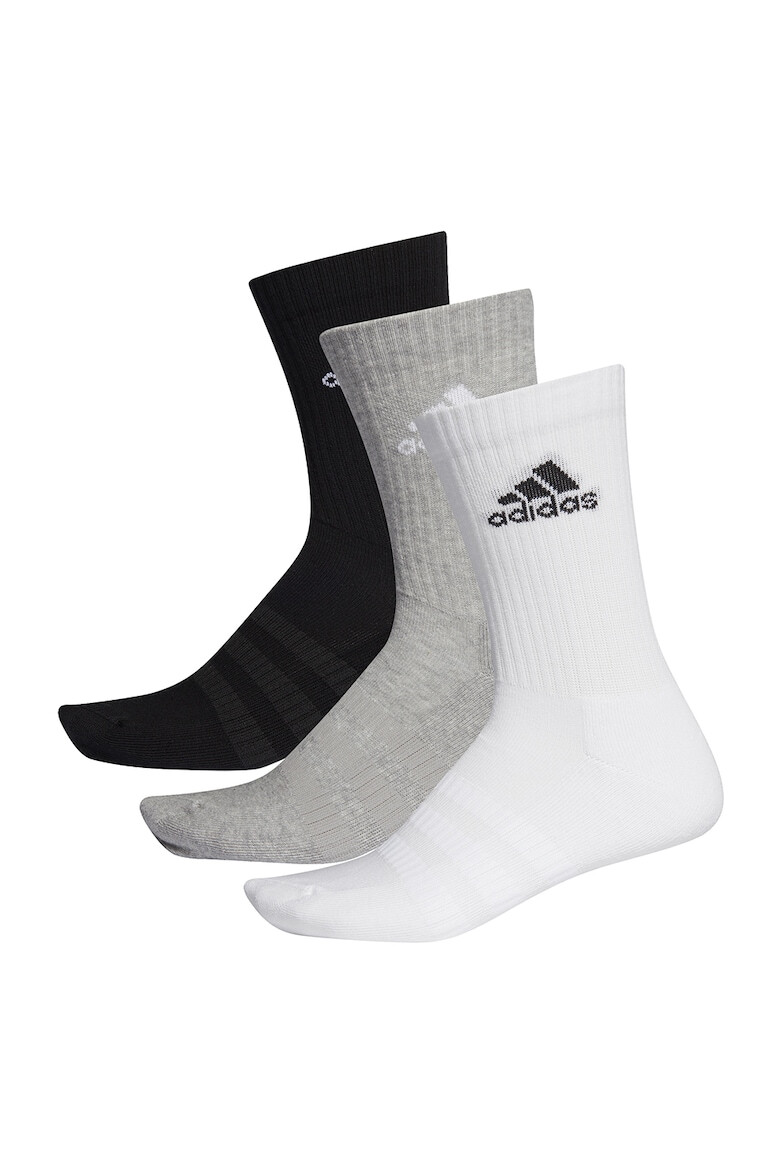 adidas Performance Set de sosete unisex cu amortizare pentru fitness - 3 perechi - Pled.ro