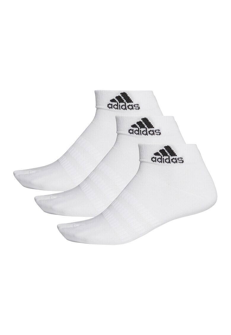 adidas Performance Set de sosete unisex pana la glezna pentru fitness - 3 perechi - Pled.ro