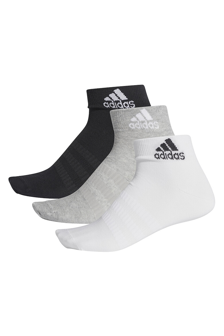 adidas Performance Set de sosete unisex pana la glezna pentru fitness - 3 perechi - Pled.ro