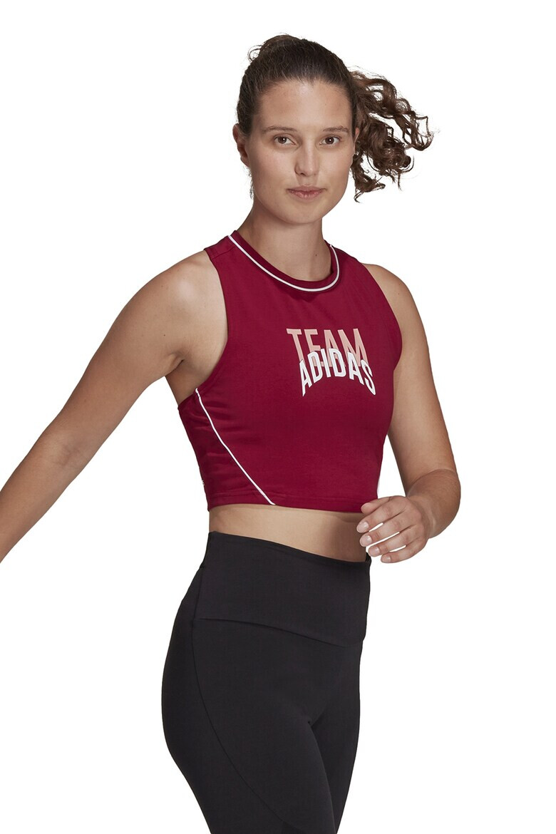 adidas Sportswear Tricou crop cu logo pentru fitness - Pled.ro