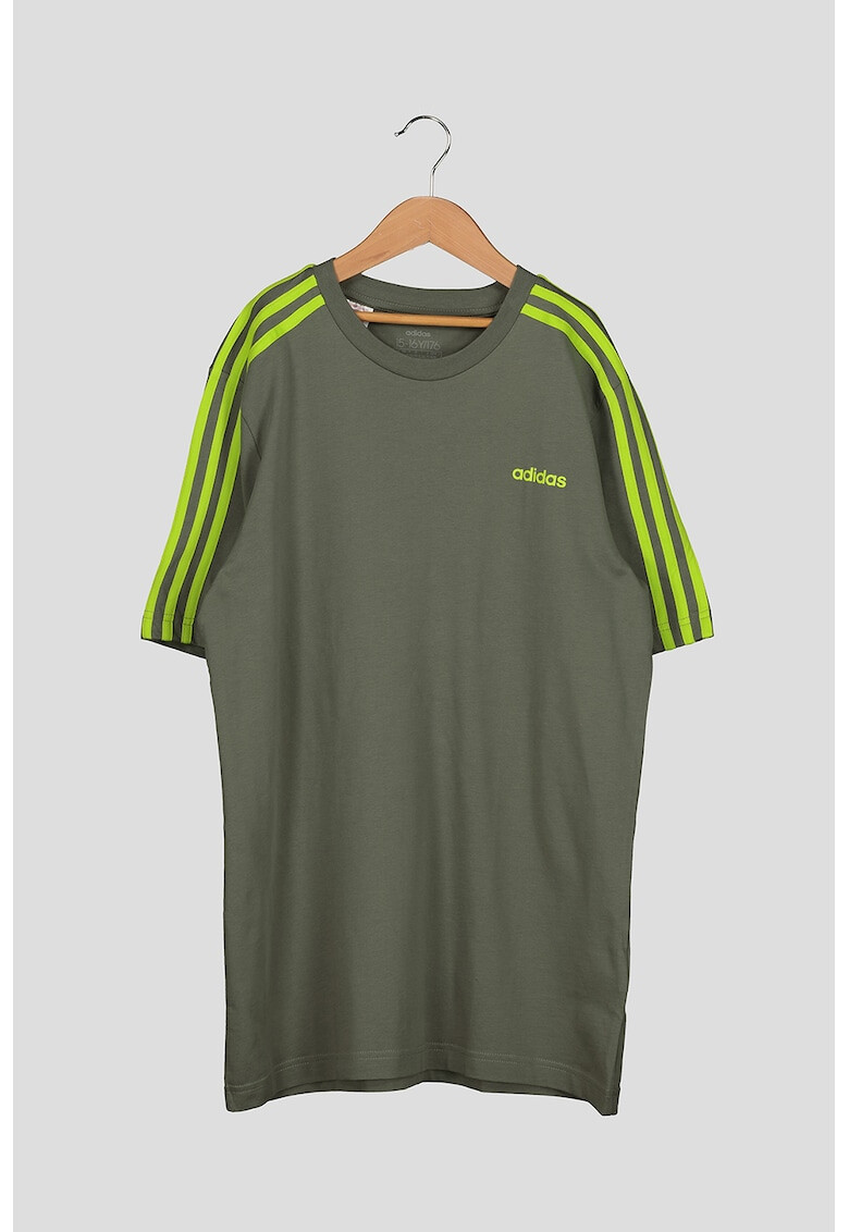 adidas Performance Tricou cu decolteu la baza gatului Essentials 3-Stripes - Pled.ro