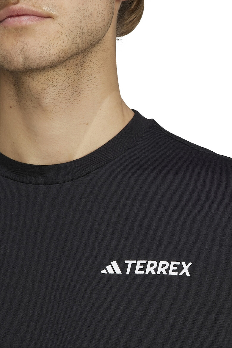 adidas Performance Tricou cu decolteu la baza gatului pentru drumetii Terrex - Pled.ro