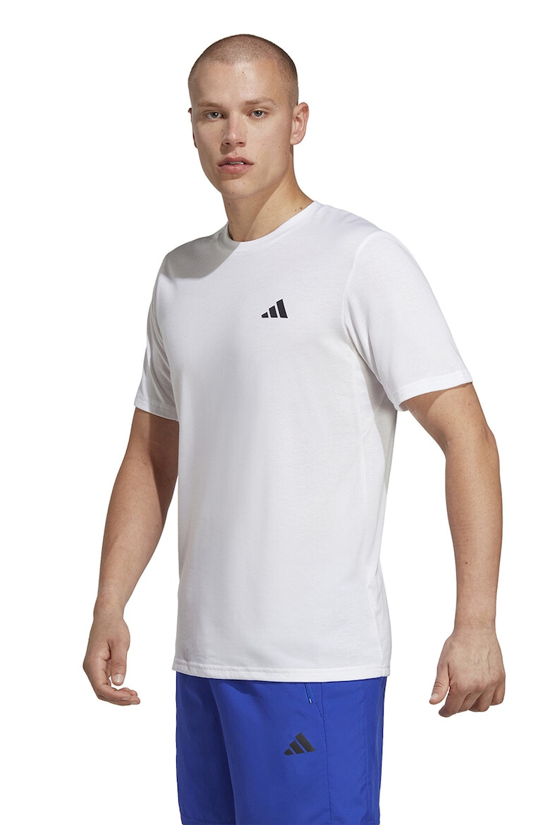 adidas Performance Tricou cu decolteu la baza gatului pentru fitness - Pled.ro