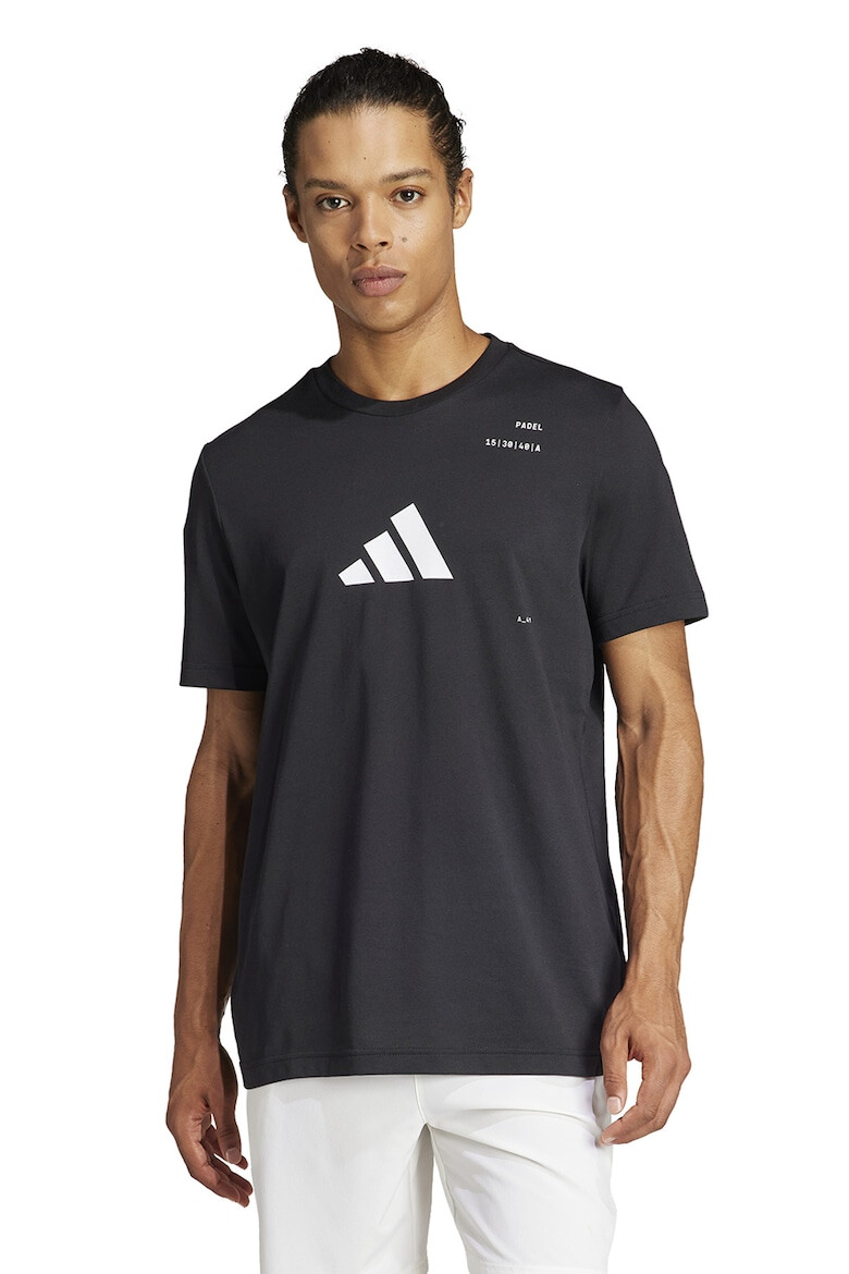 adidas Performance Tricou cu decolteu la baza gatului pentru tenis Padel - Pled.ro