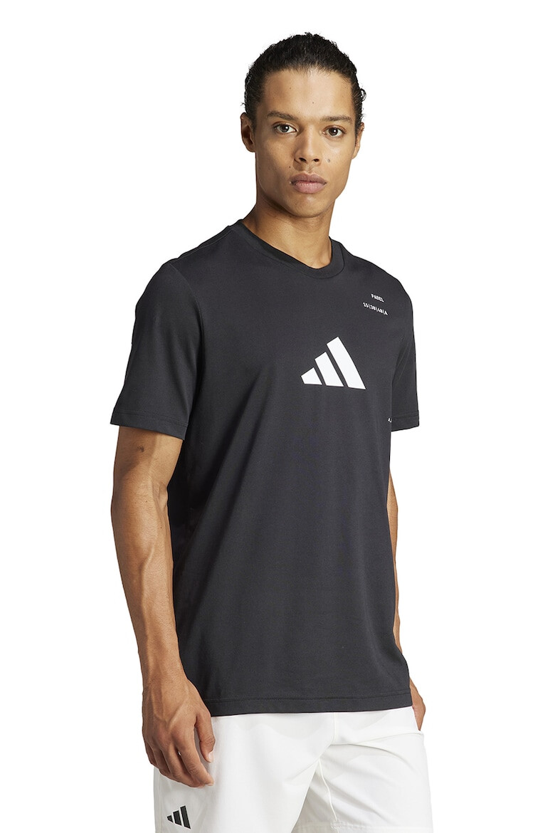 adidas Performance Tricou cu decolteu la baza gatului pentru tenis Padel - Pled.ro