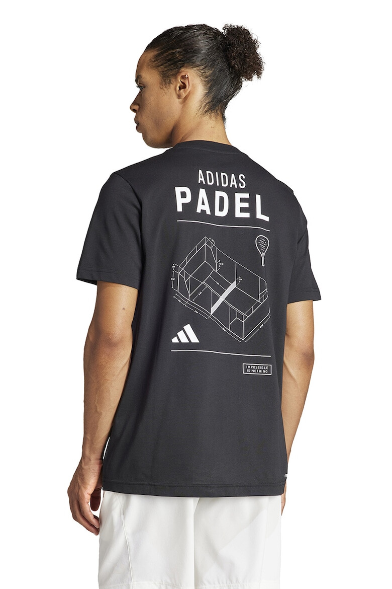 adidas Performance Tricou cu decolteu la baza gatului pentru tenis Padel - Pled.ro