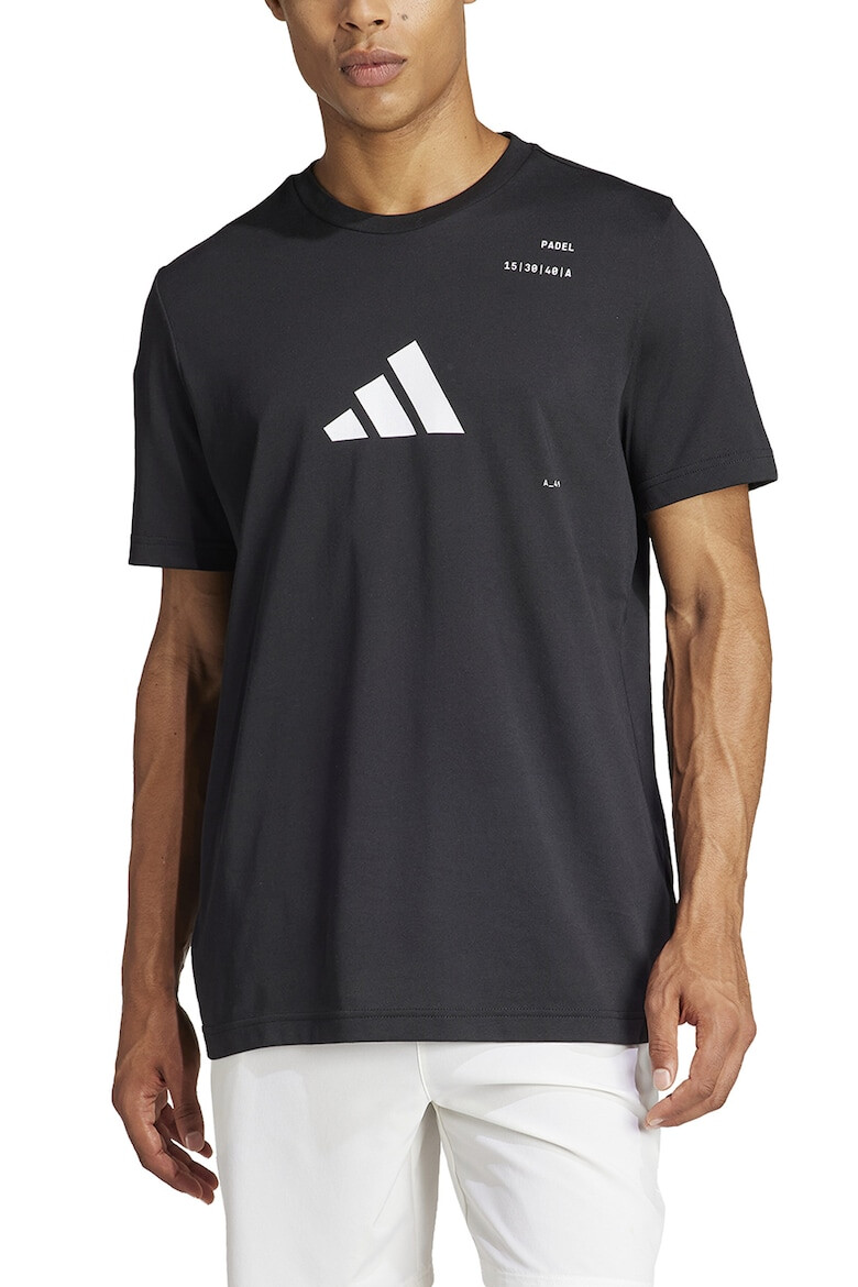 adidas Performance Tricou cu decolteu la baza gatului pentru tenis Padel - Pled.ro