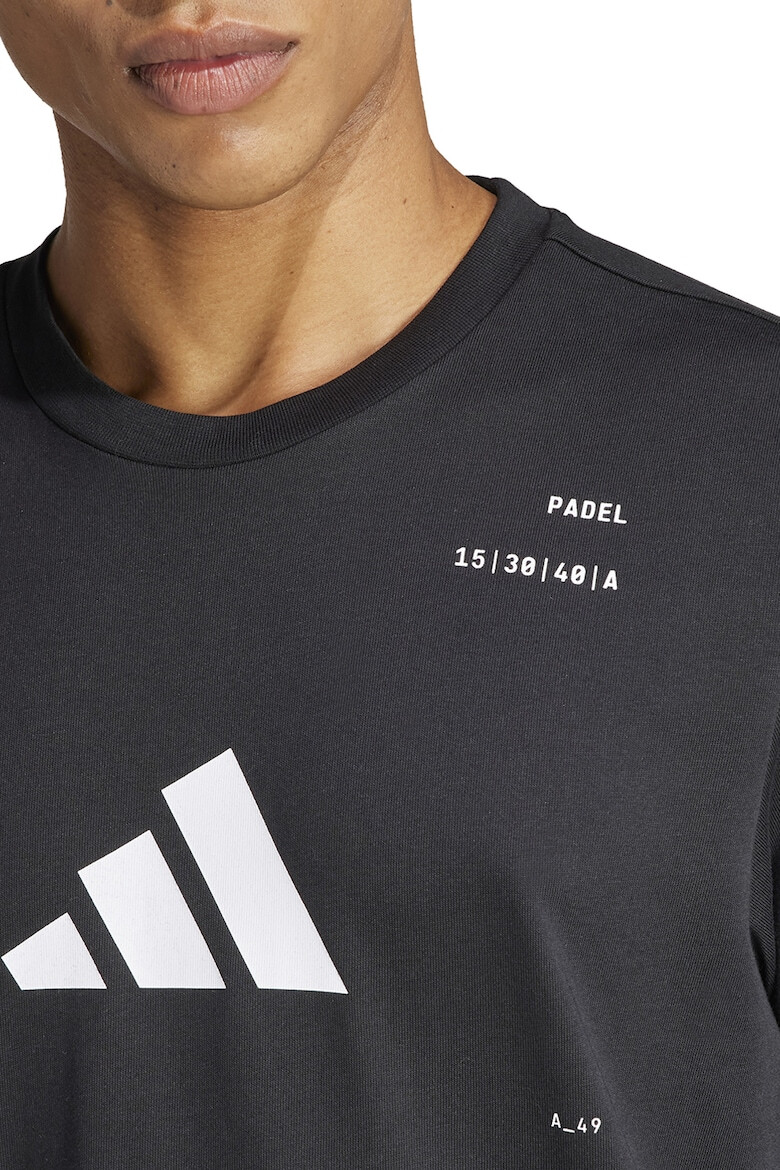 adidas Performance Tricou cu decolteu la baza gatului pentru tenis Padel - Pled.ro