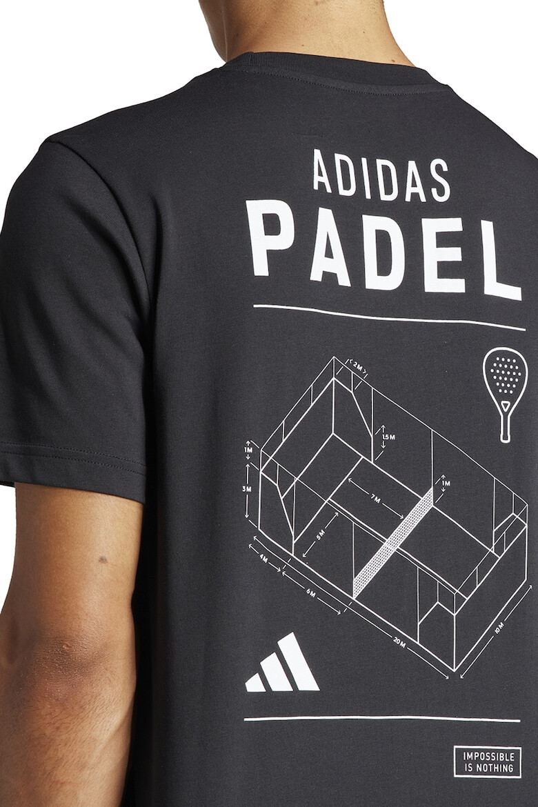 adidas Performance Tricou cu decolteu la baza gatului pentru tenis Padel - Pled.ro