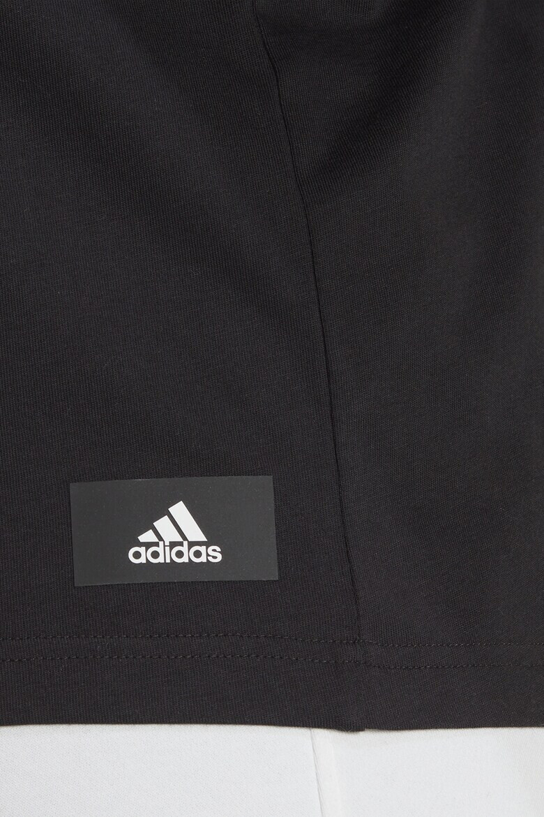 adidas Sportswear Tricou cu decolteu la baza gatului si imprimeu logo - Pled.ro