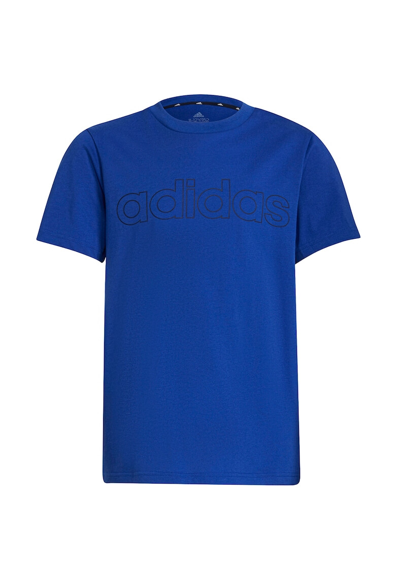 adidas Performance Tricou cu decolteu la baza gatului si imprimeu logo supradimensionat - Pled.ro