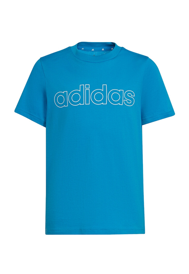 adidas Performance Tricou cu decolteu la baza gatului si imprimeu logo supradimensionat Essentials - Pled.ro