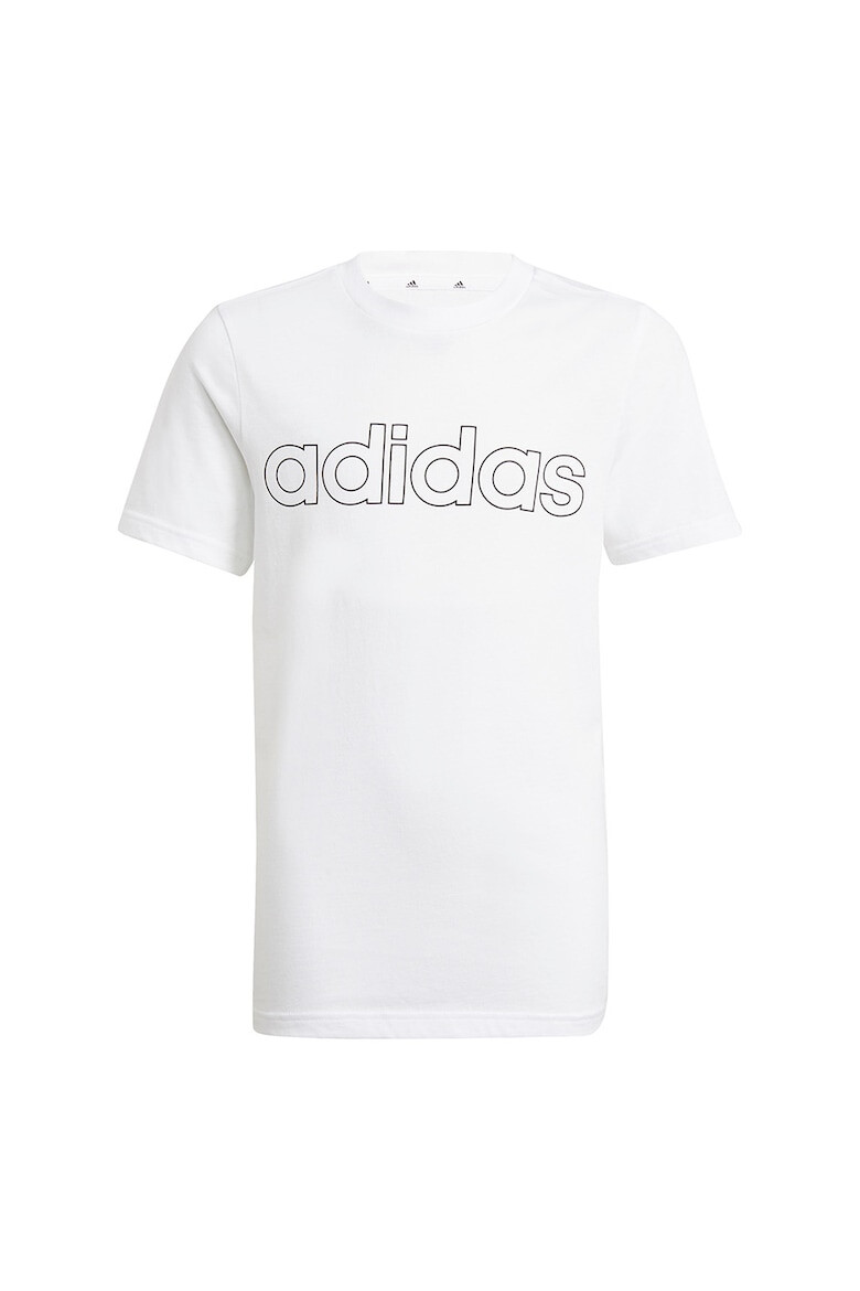 adidas Performance Tricou cu decolteu la baza gatului si imprimeu logo supradimensionat Essentials - Pled.ro