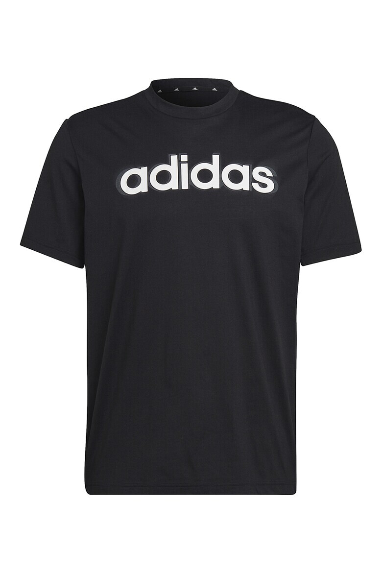 adidas Performance Tricou cu decolteu la baza gatului si logo supradimensionat pentru antrenament - Pled.ro