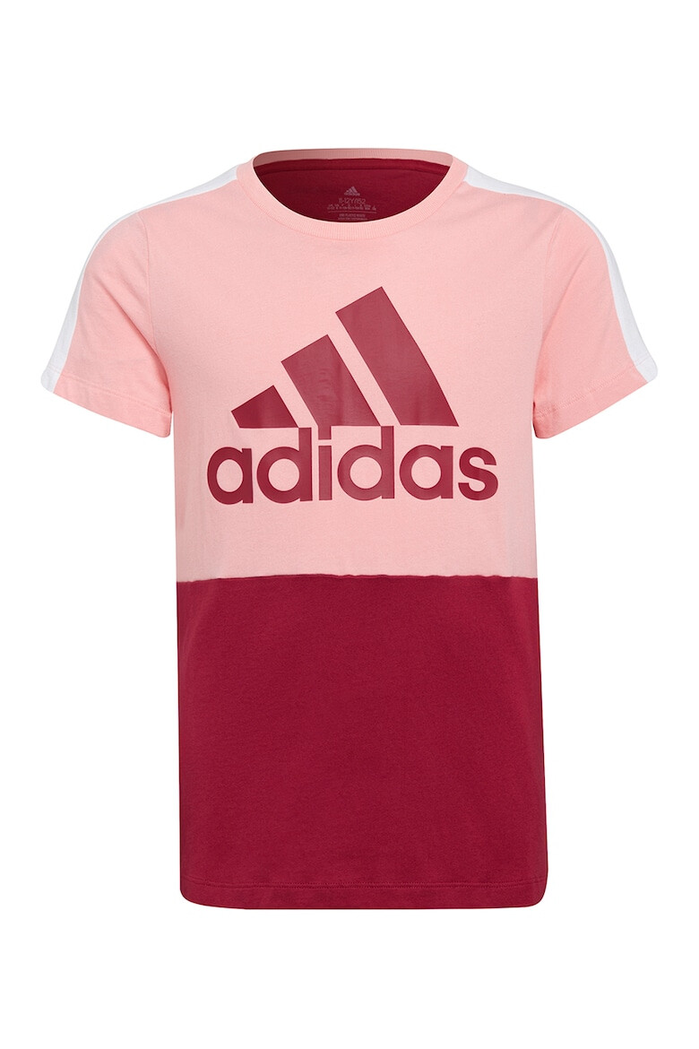 adidas Sportswear Tricou cu decolteu rotund si model colorblock - Pled.ro